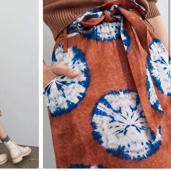 Anthropologie NWT Lanai MIDI Skirt Size XSP. - Picture 3 of 16